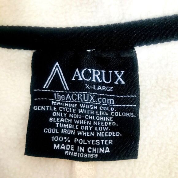 North & Acrux Fleece Jacket Dragon 1/4 Zip White XL 2XL MMA Martial Arts Karate - Picture 3 of 12